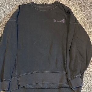 Black Womens Oversized Ghostbusters Long Sleeve